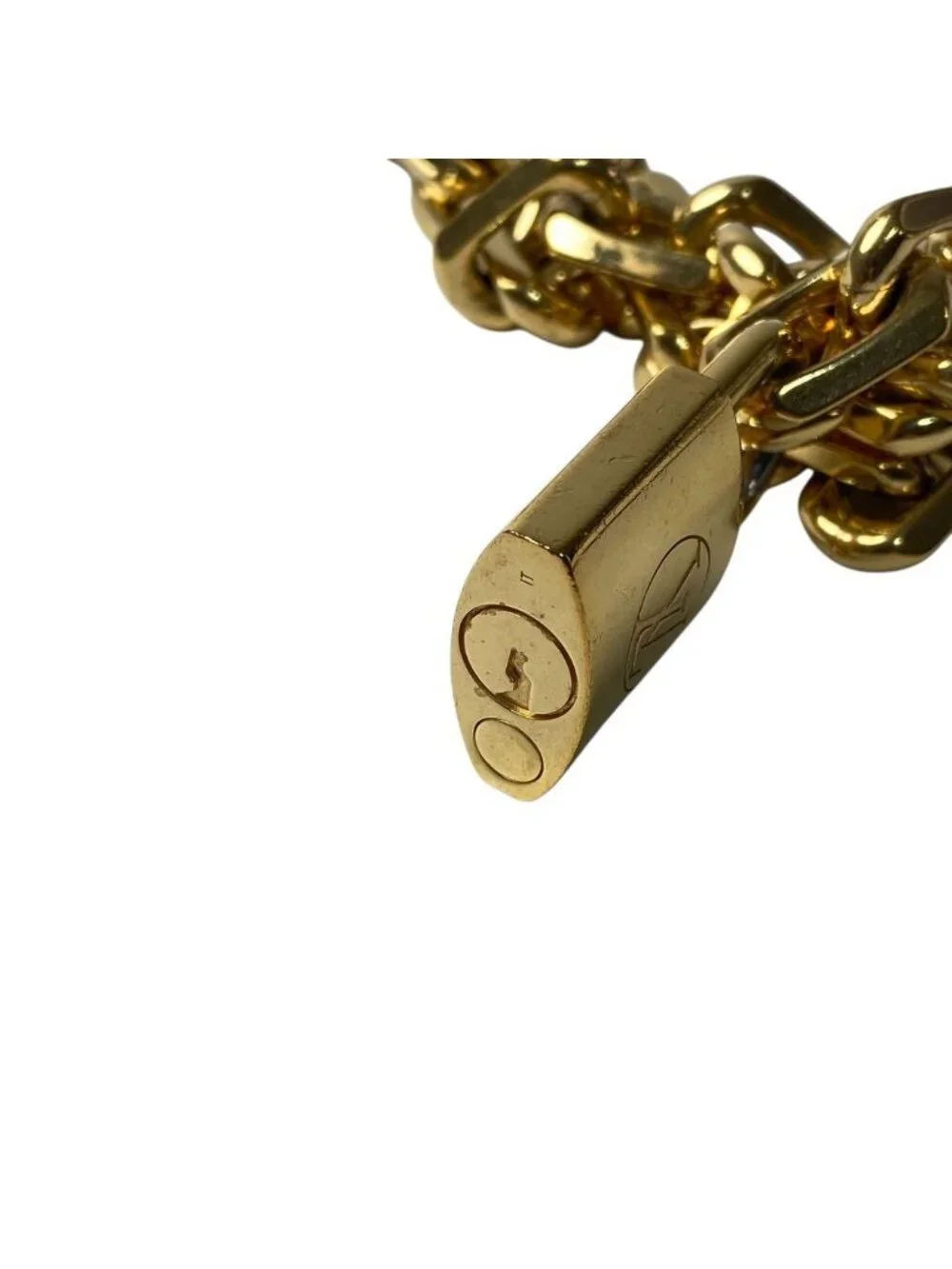 Louis Vuitton Collier Edgecadena Necklace Mp2993